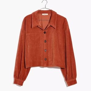 Madewell Corduroy Crop Jacket